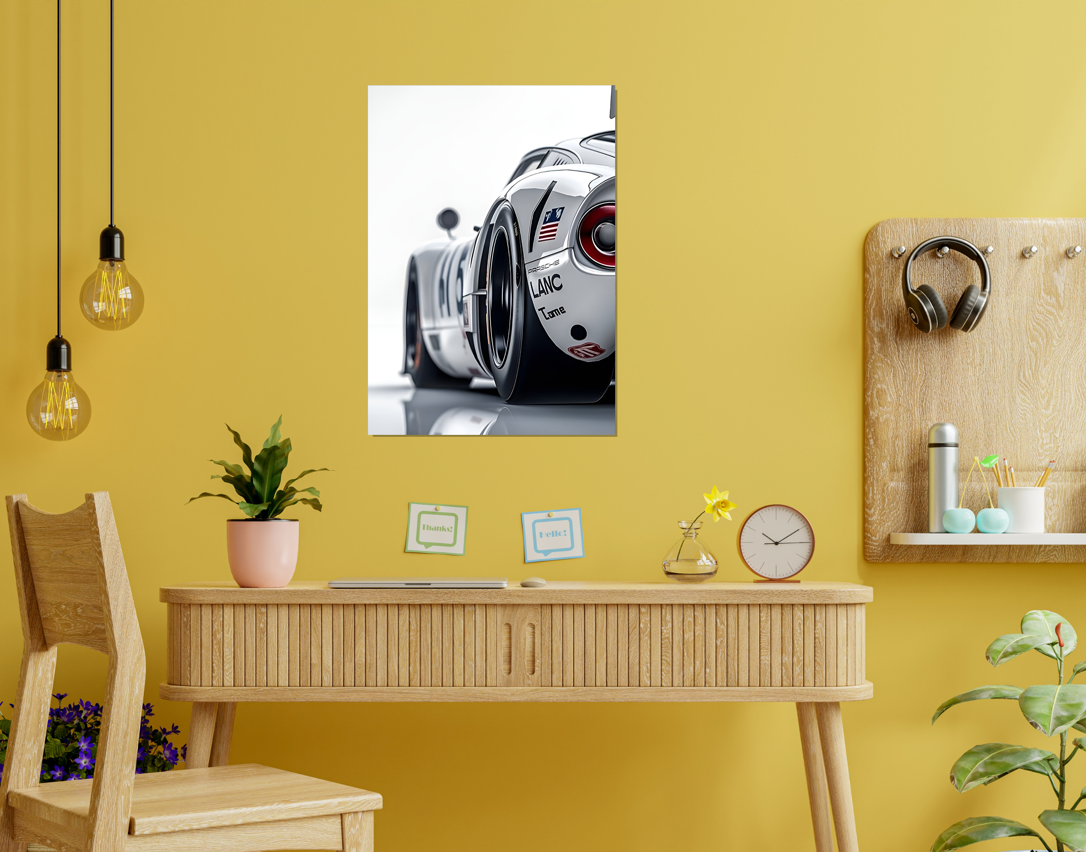 "LOVE FOR: LANC"- Shiny & Sturdy Metallic Poster  Art That Pops & Sticks