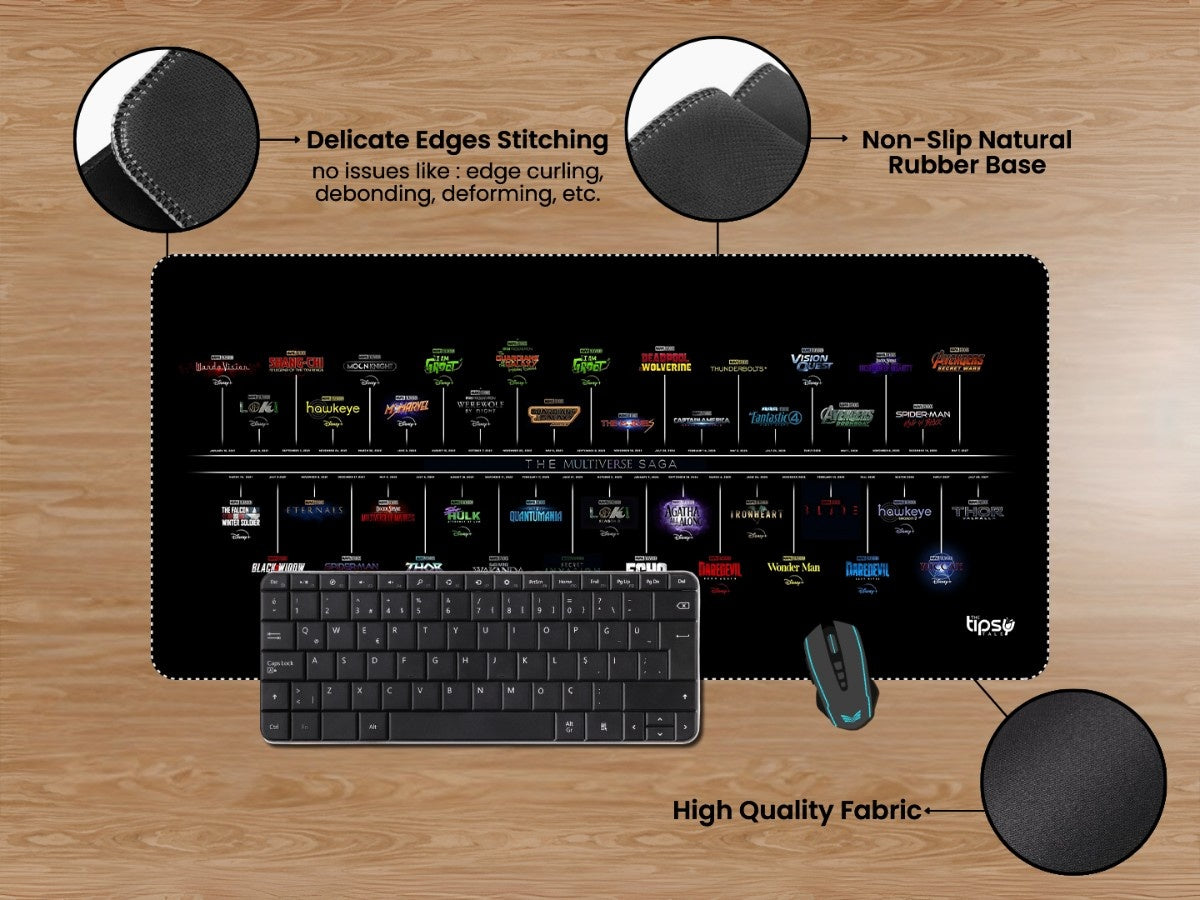 "THE MULTIVERSE SAGA - MARVEL" Gaming Mousepad Elevate Your Gaming Experience
