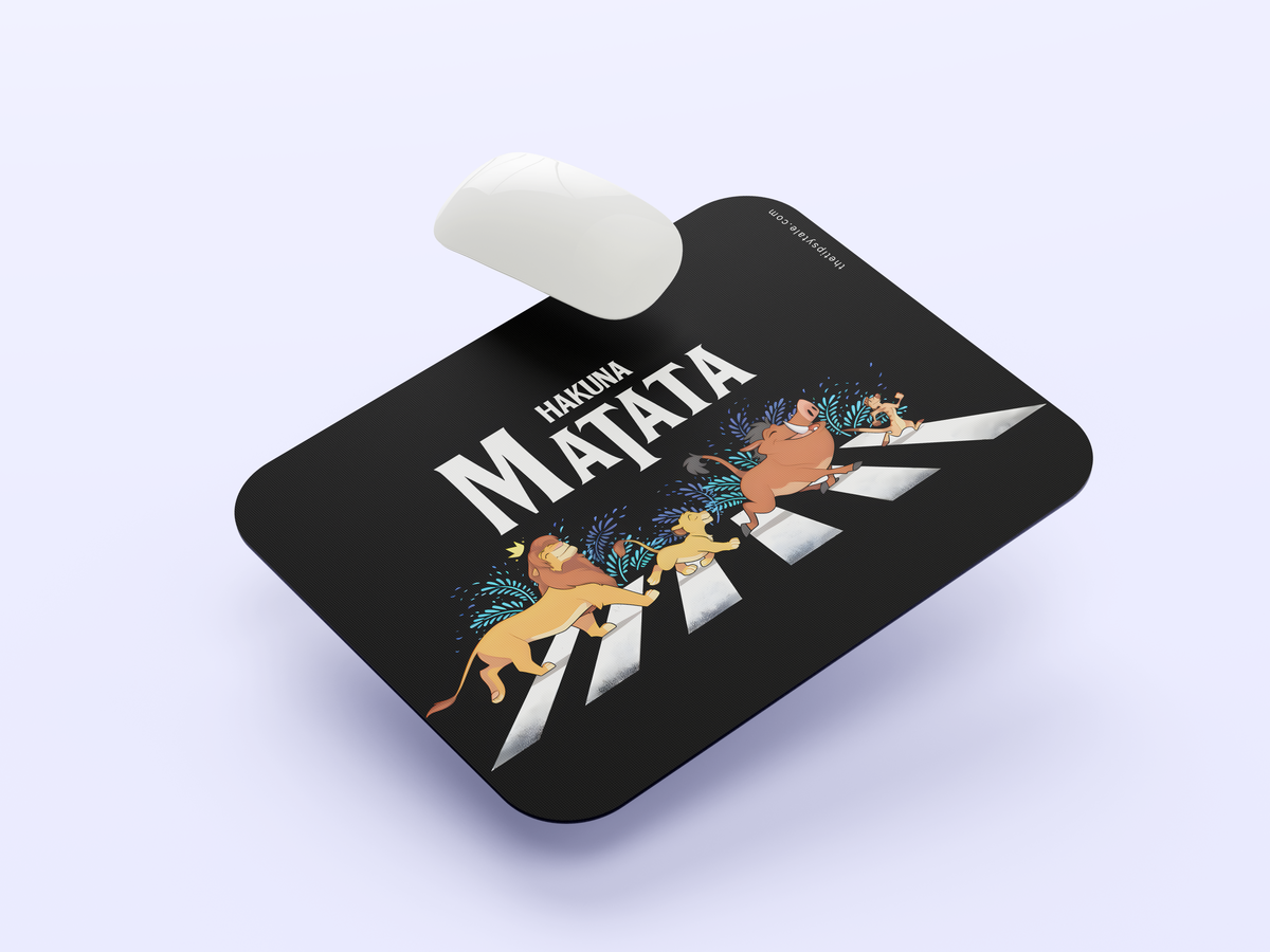 "Hakuna Matata" Mousepad Enhance Your Workspace with Style