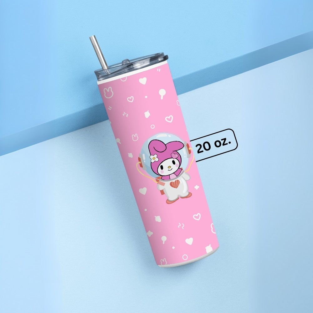 "Hello Kitty: My Melody" Tumbler with Metal Straw