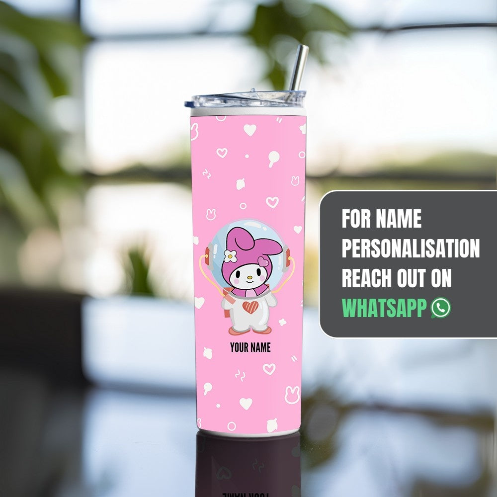 "Hello Kitty: My Melody" Tumbler with Metal Straw