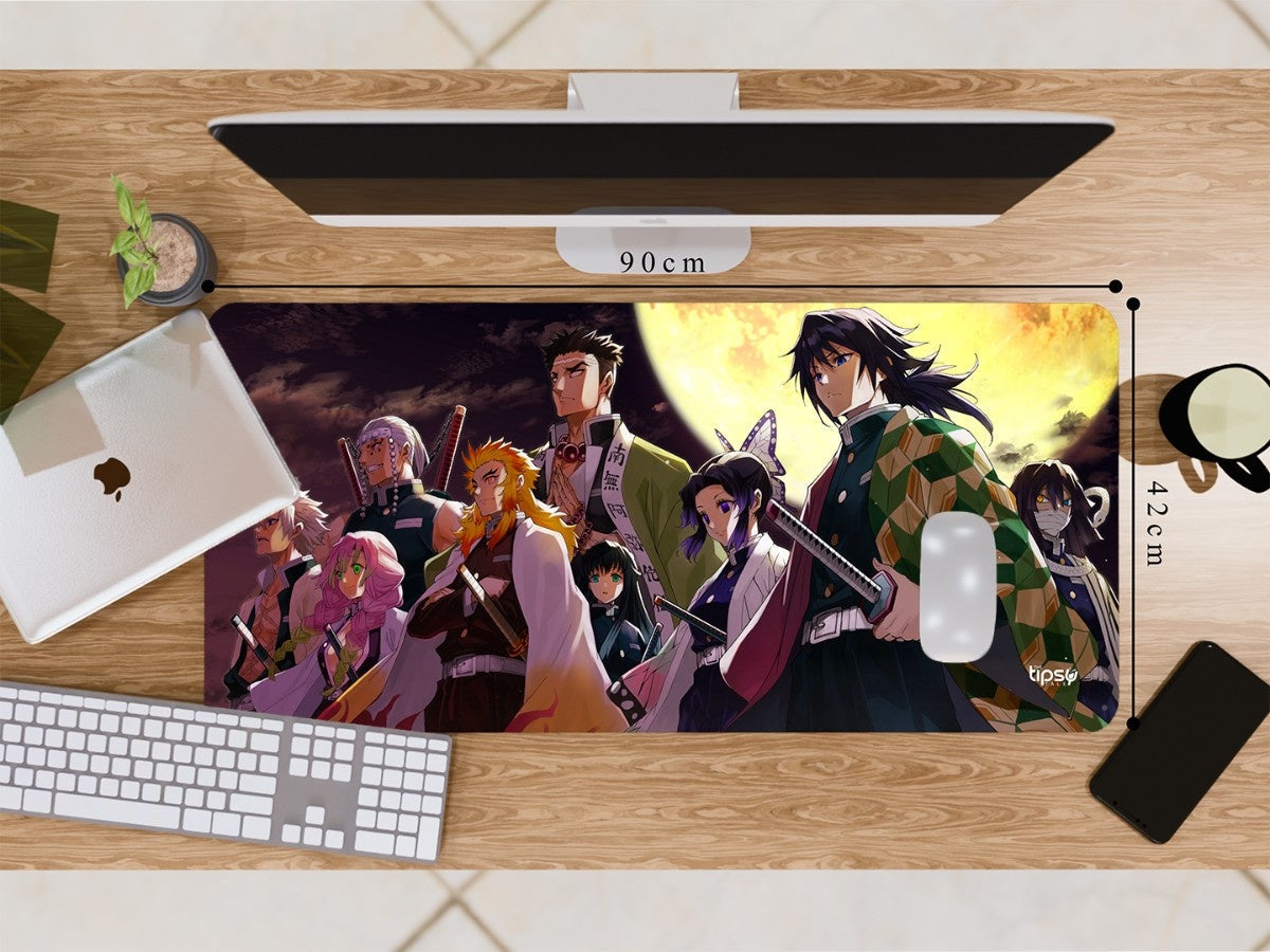 "DEMON SLAYER - THE CREW" Gaming Mousepad Elevate Your Gaming Experience
