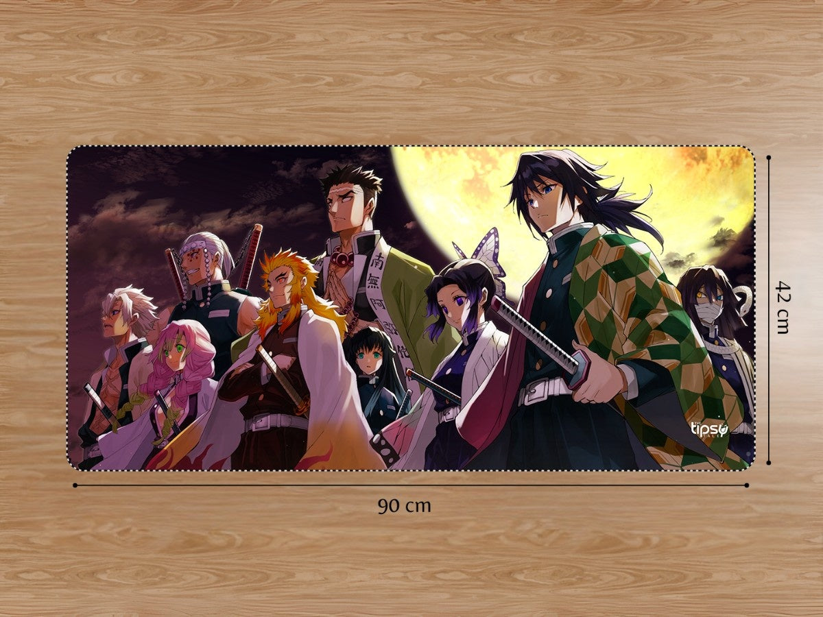 "DEMON SLAYER - THE CREW" Gaming Mousepad Elevate Your Gaming Experience