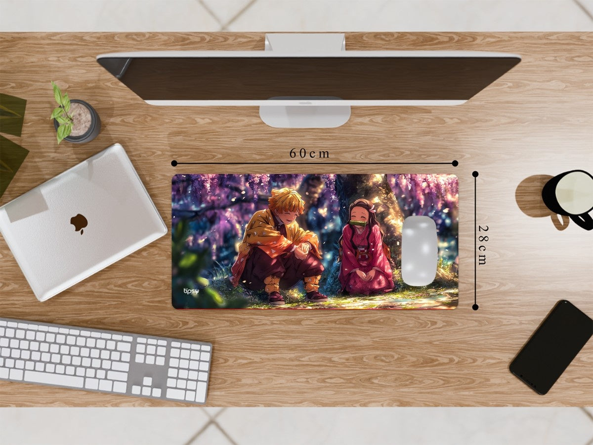 " ZENITTSU AND NEZUKO - DEMON SLAYER" Gaming Mousepad Elevate Your Gaming Experience