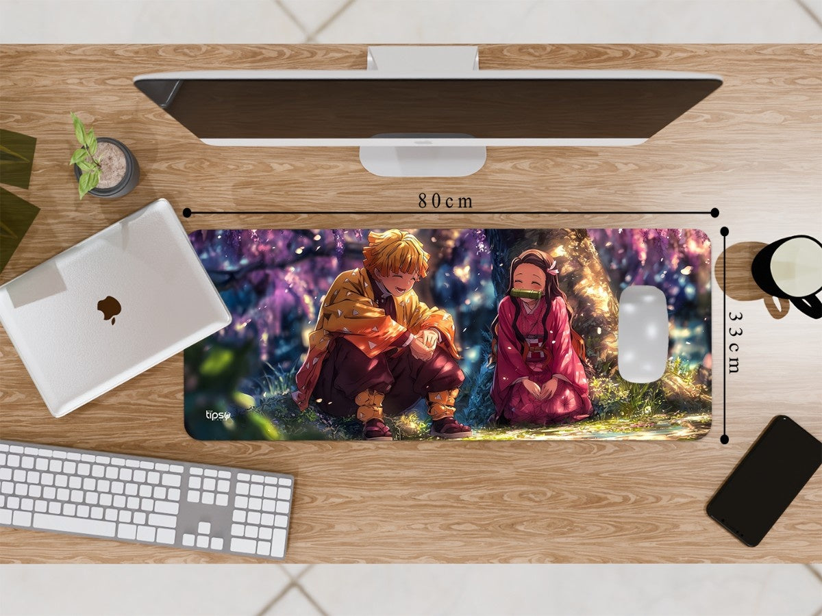 " ZENITTSU AND NEZUKO - DEMON SLAYER" Gaming Mousepad Elevate Your Gaming Experience
