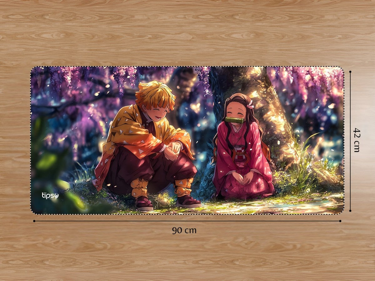 " ZENITTSU AND NEZUKO - DEMON SLAYER" Gaming Mousepad Elevate Your Gaming Experience