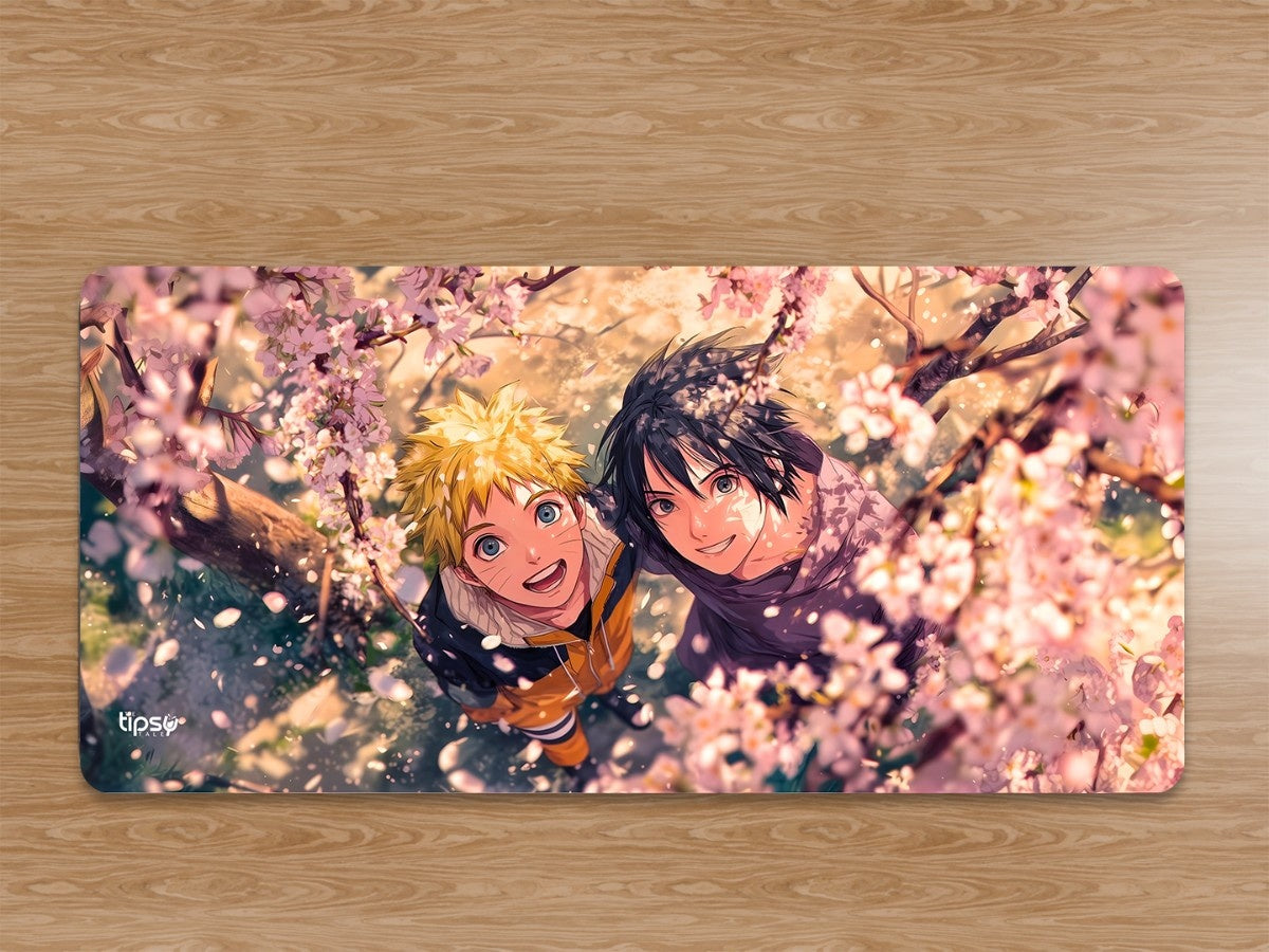 "NARUTO AND SASUKE" Gaming Mousepad Elevate Your Gaming Experience