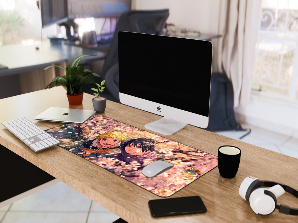 "NARUTO AND SASUKE" Gaming Mousepad Elevate Your Gaming Experience