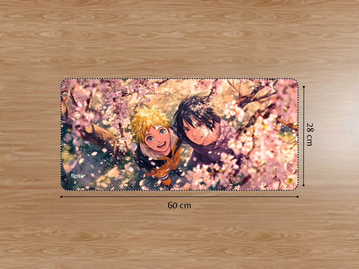 "NARUTO AND SASUKE" Gaming Mousepad Elevate Your Gaming Experience