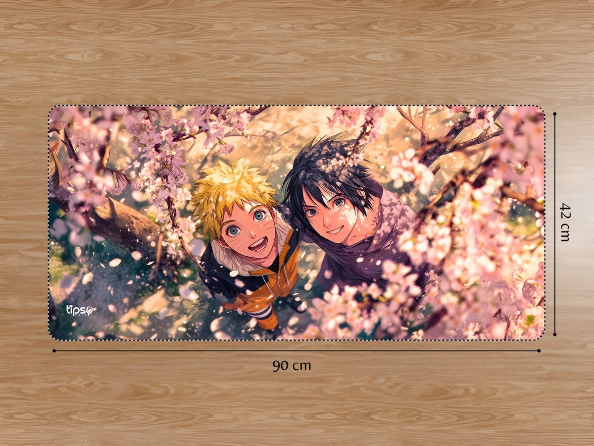 "NARUTO AND SASUKE" Gaming Mousepad Elevate Your Gaming Experience