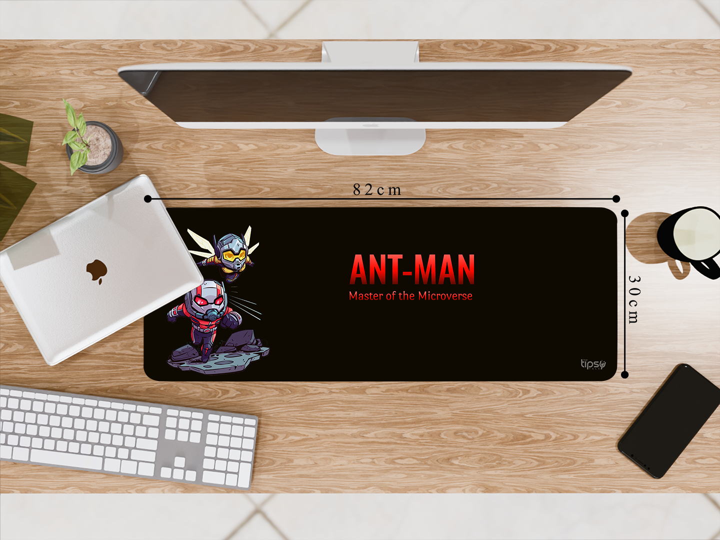 "Ant Man Doodle" Gaming Mousepad Elevate Your Gaming Experience the Marvel Style