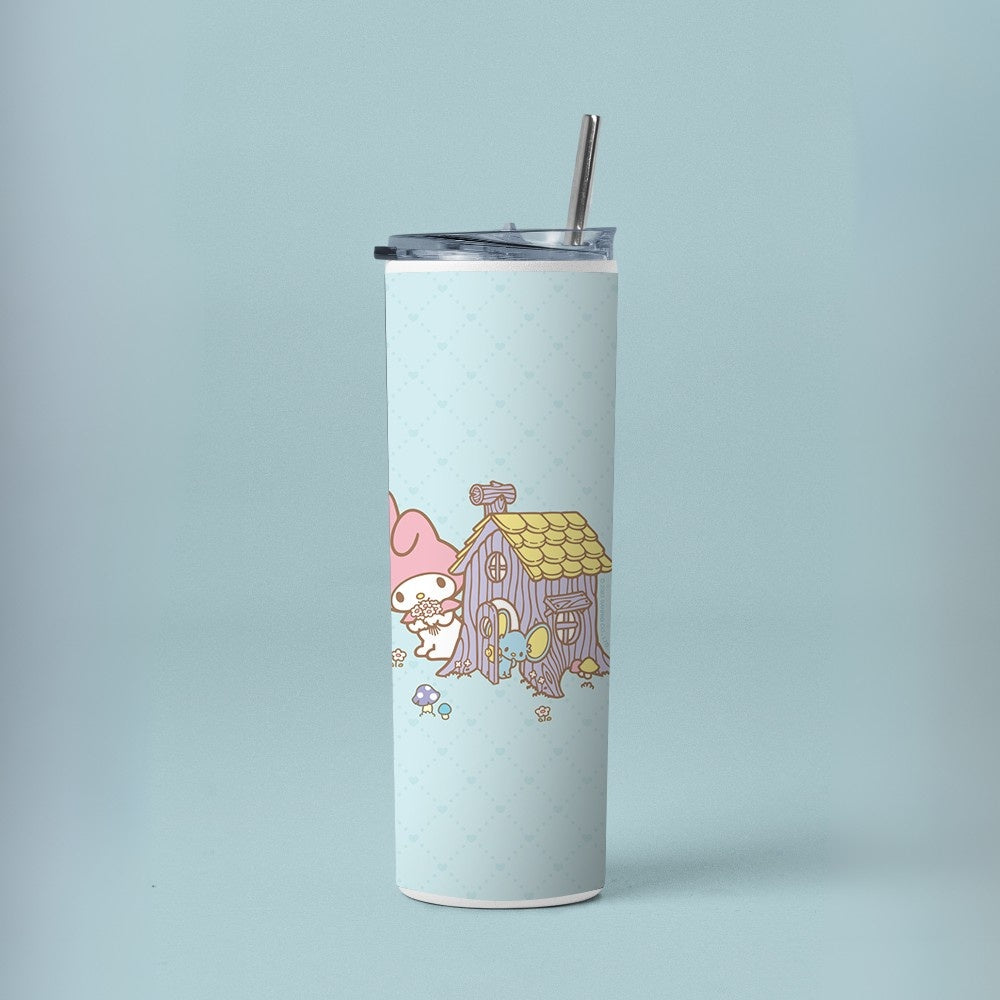 "Hello Kitty: My Melody House" Tumbler with Metal Straw