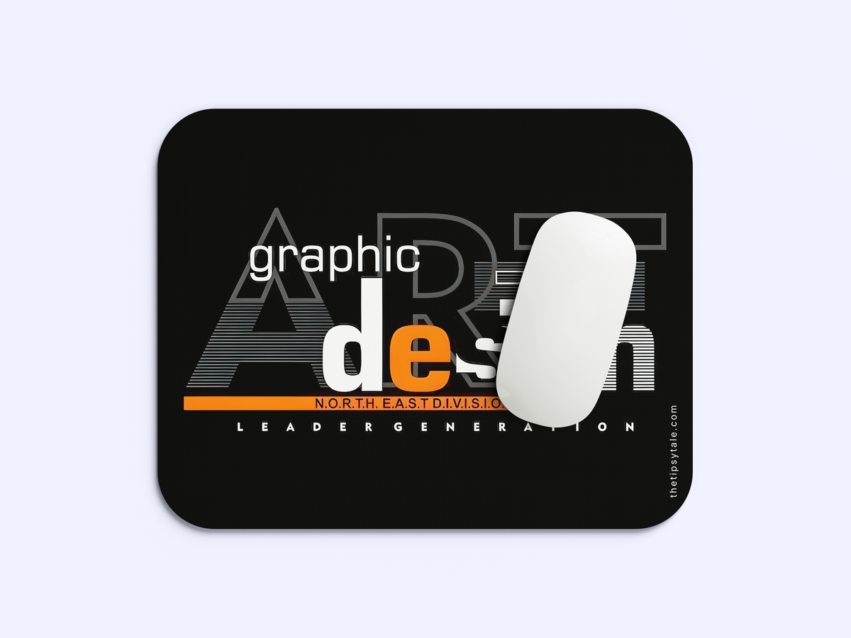 "ART - Graphic Design" Mousepad Enhance Your Workspace with Style