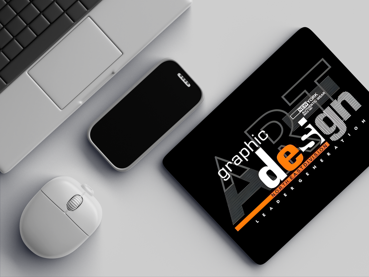 "ART - Graphic Design" Mousepad Enhance Your Workspace with Style