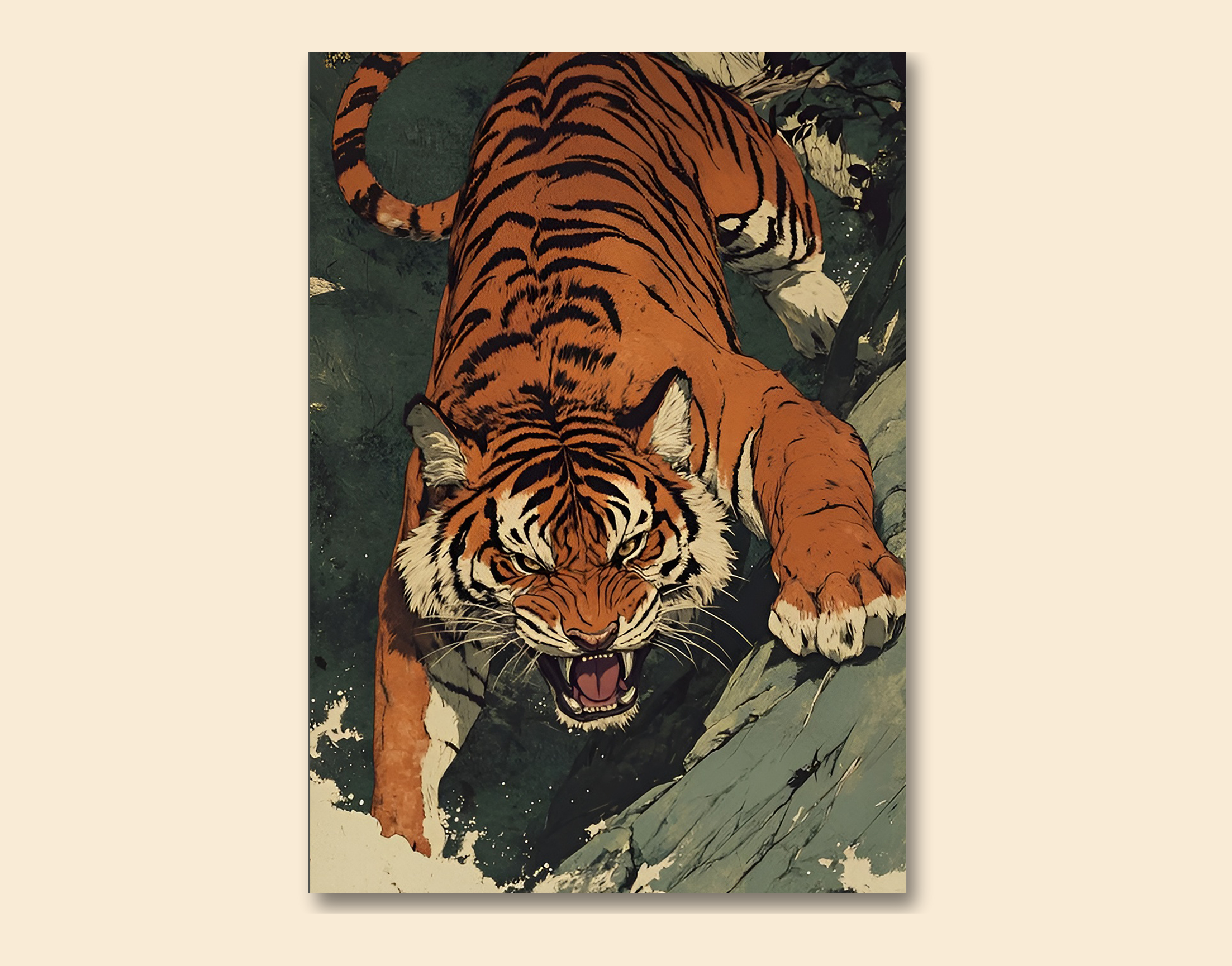 "RRR: TRIPLE ROAR EFFECT"- Shiny & Sturdy Metallic Poster  Art That Pops & Sticks