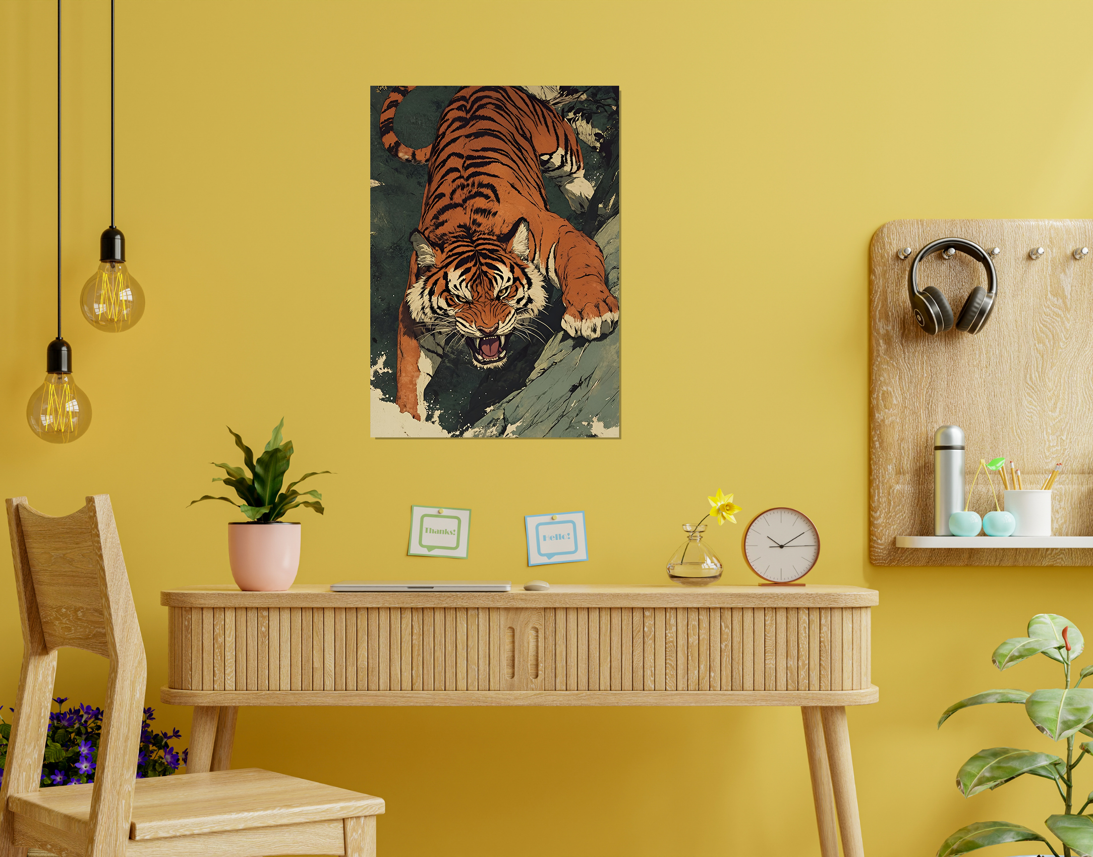 "RRR: TRIPLE ROAR EFFECT"- Shiny & Sturdy Metallic Poster  Art That Pops & Sticks
