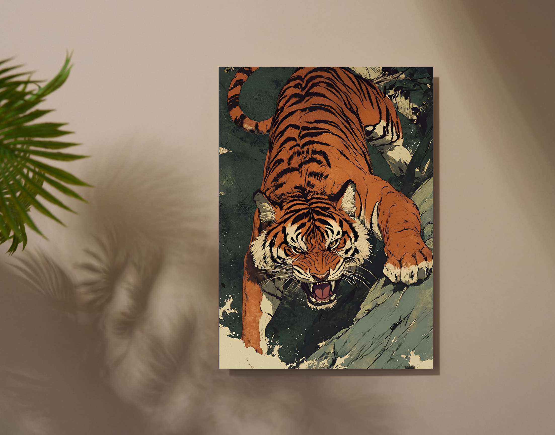 "RRR: TRIPLE ROAR EFFECT"- Shiny & Sturdy Metallic Poster  Art That Pops & Sticks
