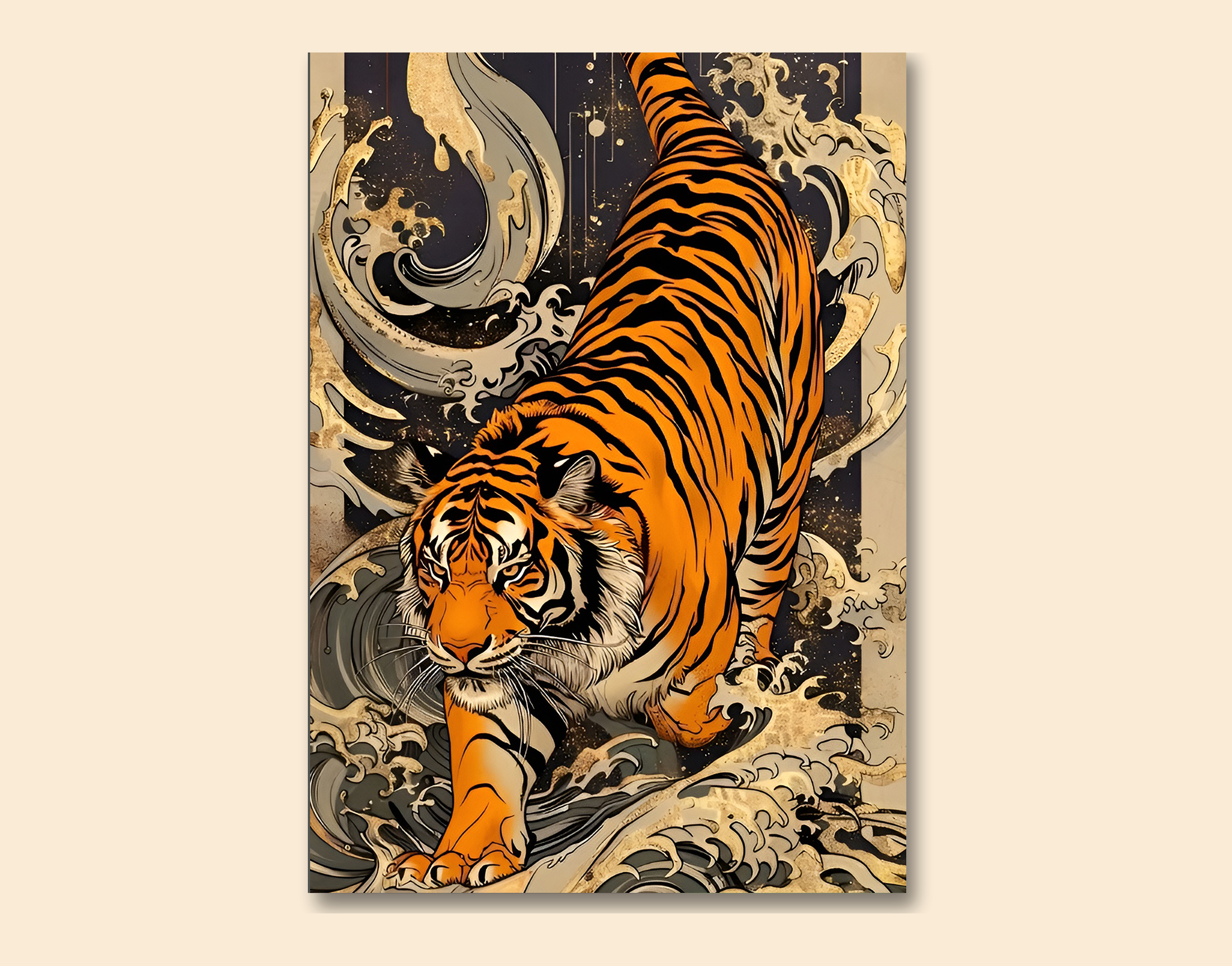 "RRR: TRIPLE WILD"- Shiny & Sturdy Metallic Poster  Art That Pops & Sticks