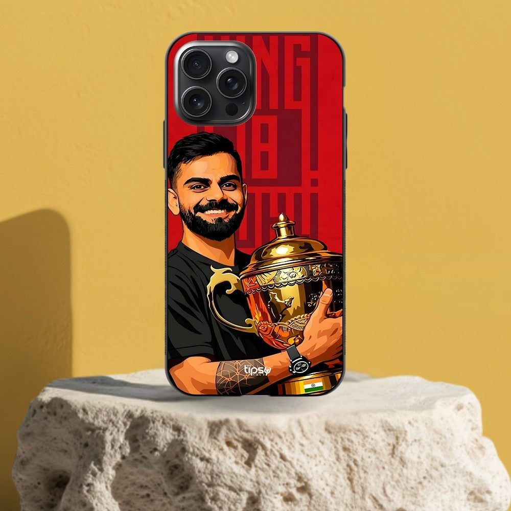 "VIRAT KHOLI J18: CRICKET FANDOM" -Mobile Covers Shock Resistant, Slim & Stylish Cases