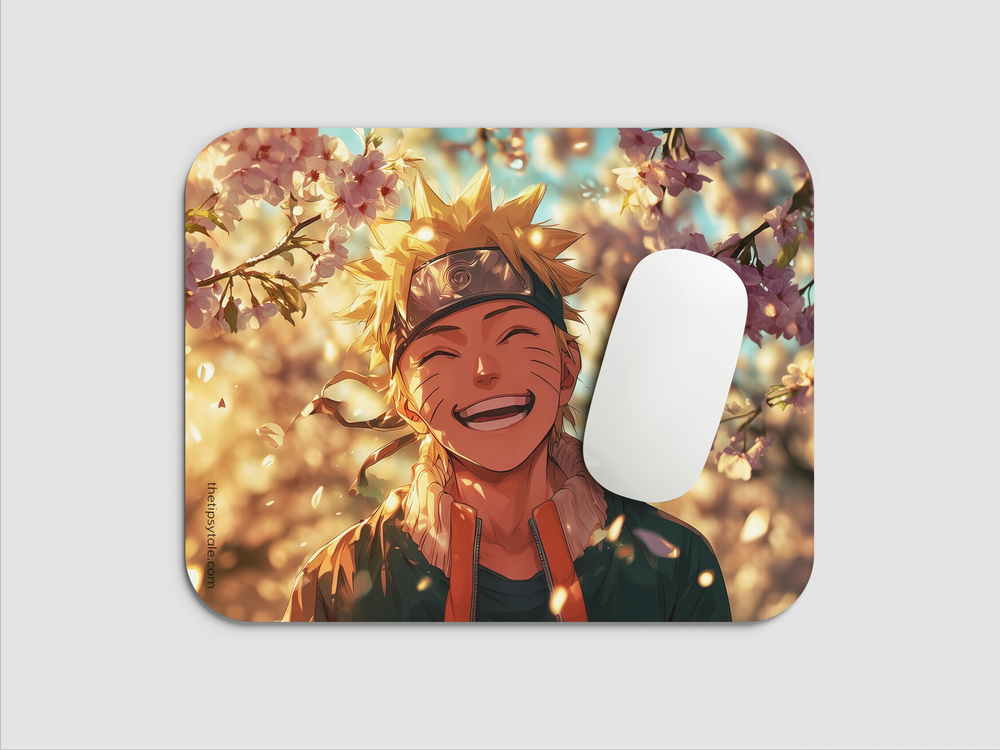"NARUTO - VACATION MOOD" Mousepad Enhance Your Workspace with Style