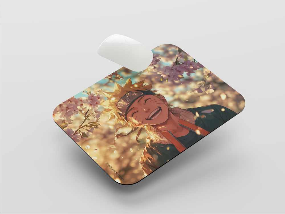 "NARUTO - VACATION MOOD" Mousepad Enhance Your Workspace with Style
