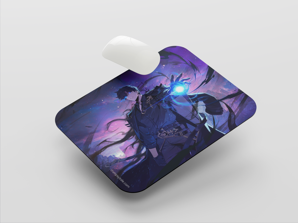 "SOLO LEVELING" Mousepad Enhance Your Workspace with Style