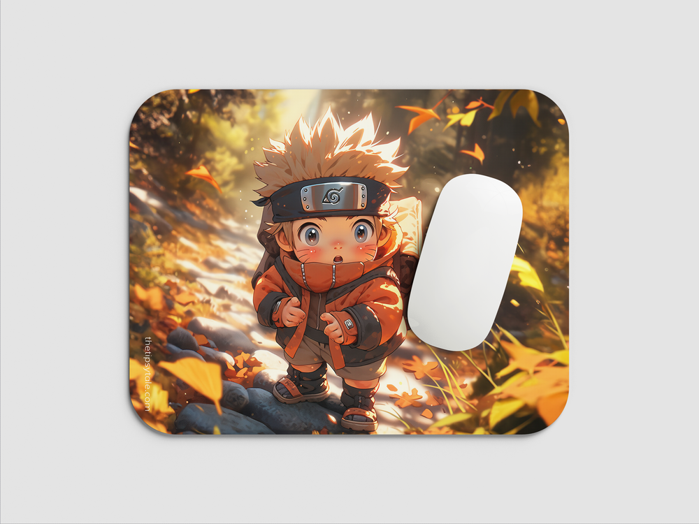 "NARUTO - CHUBBY VERSION" Mousepad Enhance Your Workspace with Style
