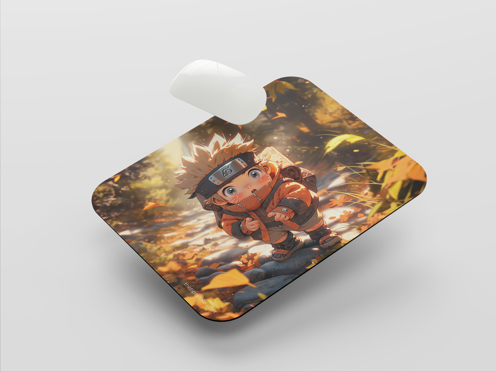 "NARUTO - CHUBBY VERSION" Mousepad Enhance Your Workspace with Style