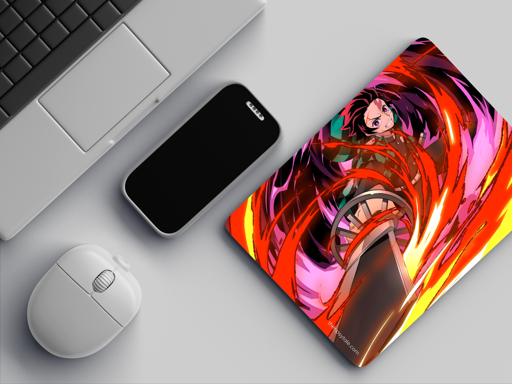 "TANJIRO - DEMON SLAYER" Mousepad Enhance Your Workspace with Style