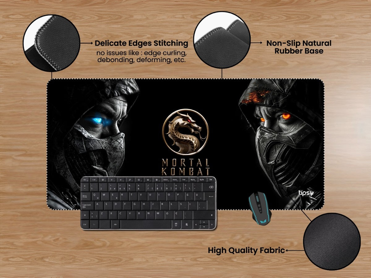 "MORTAL VS KOMBAT" Gaming Mousepad Elevate Your Gaming Experience