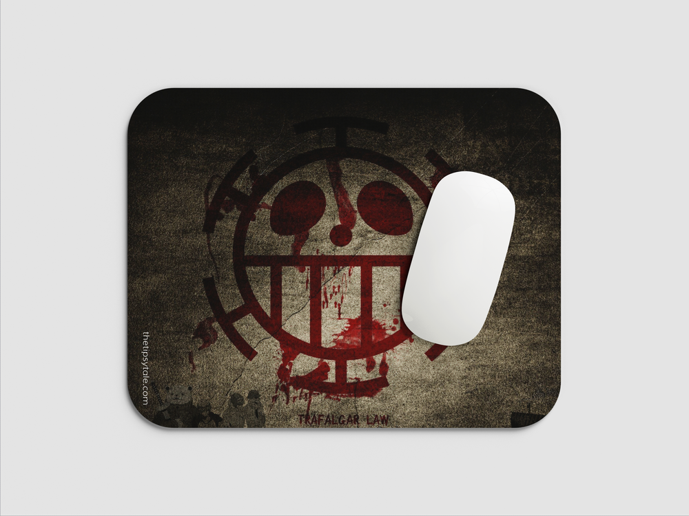 "TRAFALGAR LAW - ONE PIECE" Mousepad Enhance Your Workspace with Style