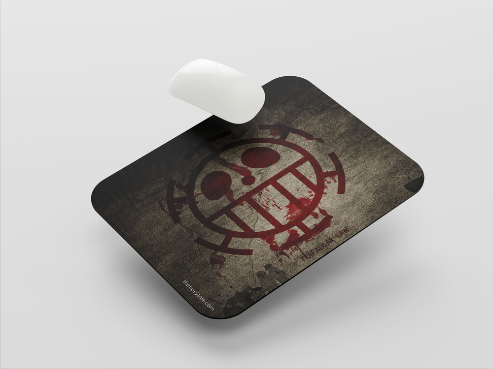 "TRAFALGAR LAW - ONE PIECE" Mousepad Enhance Your Workspace with Style