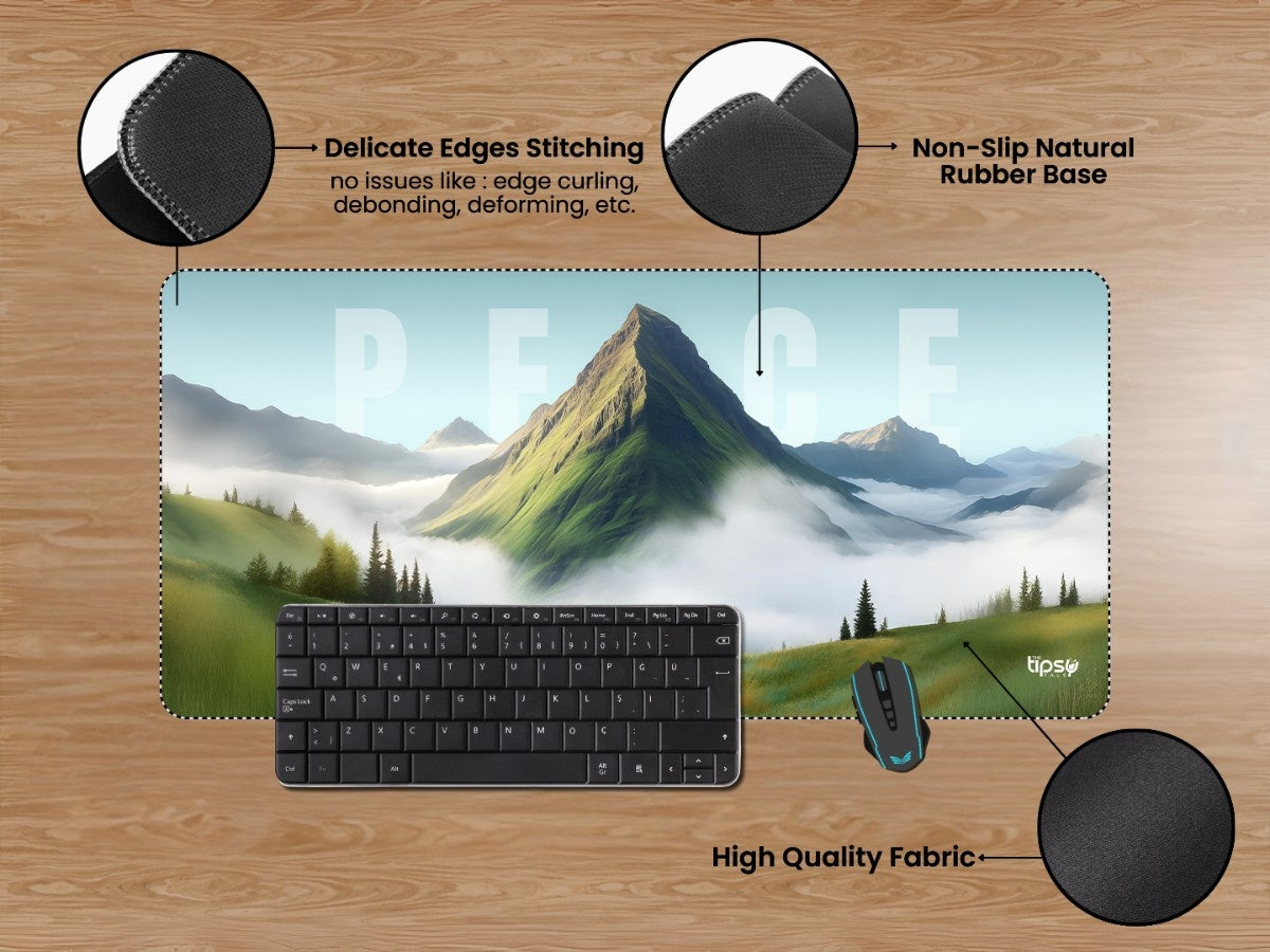 "VERDANT SILENCE" Gaming Mousepad Elevate Your Gaming Experience