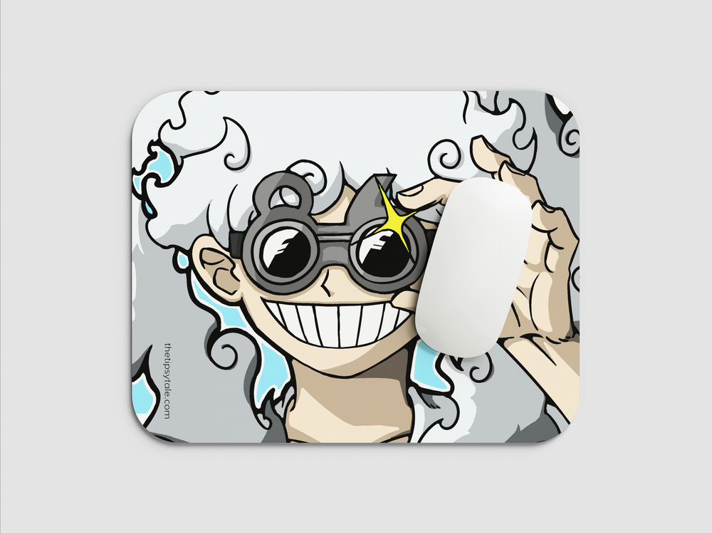 "LUFFY GOGGLES" Mousepad Enhance Your Workspace with Style
