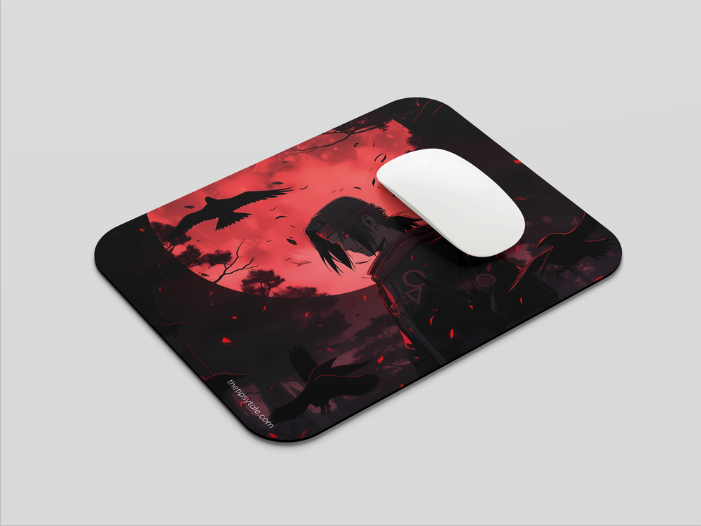 "ITACHI UCHIHA -MANGA SERIES" Mousepad Enhance Your Workspace with Style