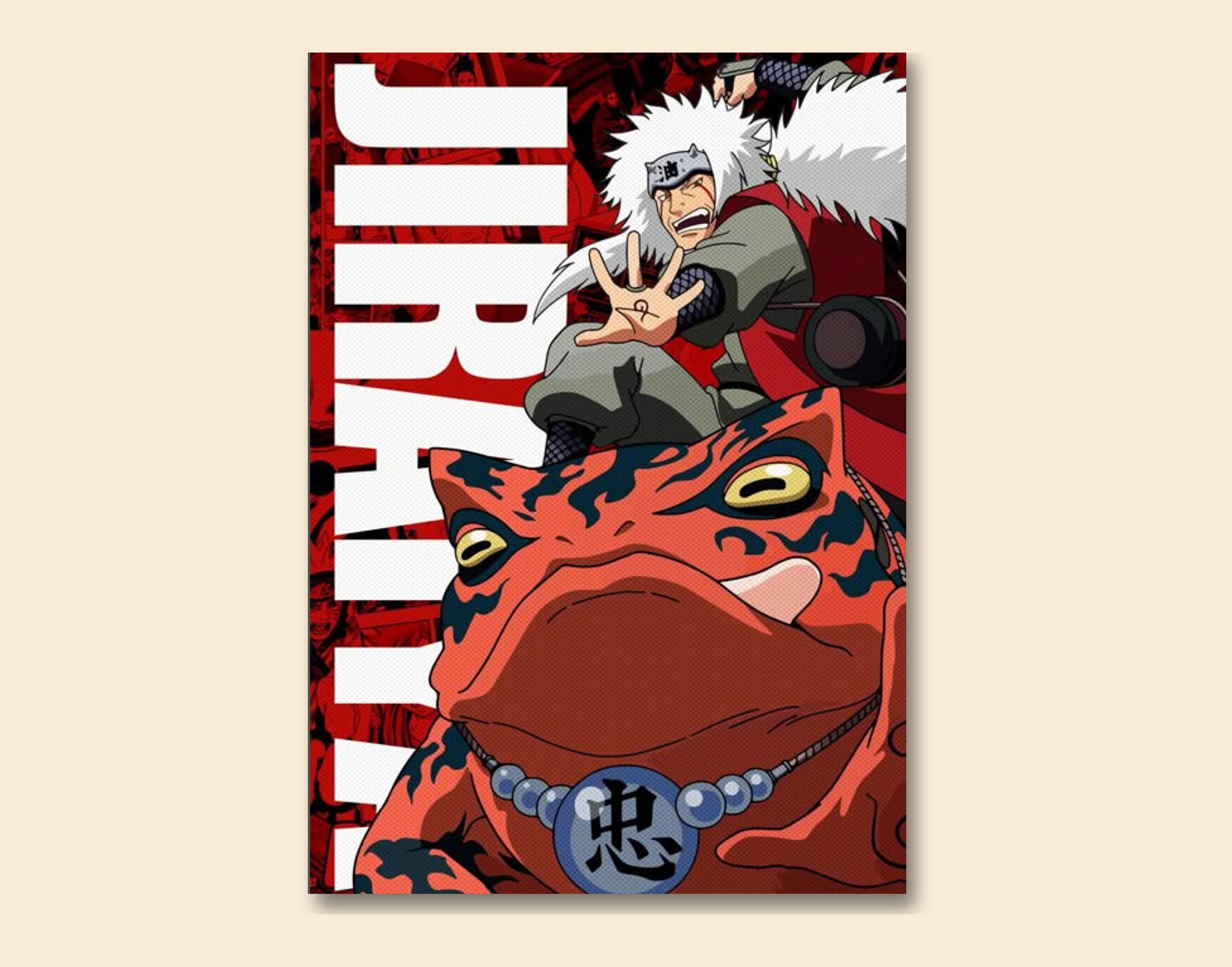"NARUTO- Anime Version"- Shiny & Sturdy Metallic Poster  Art That Pops & Sticks