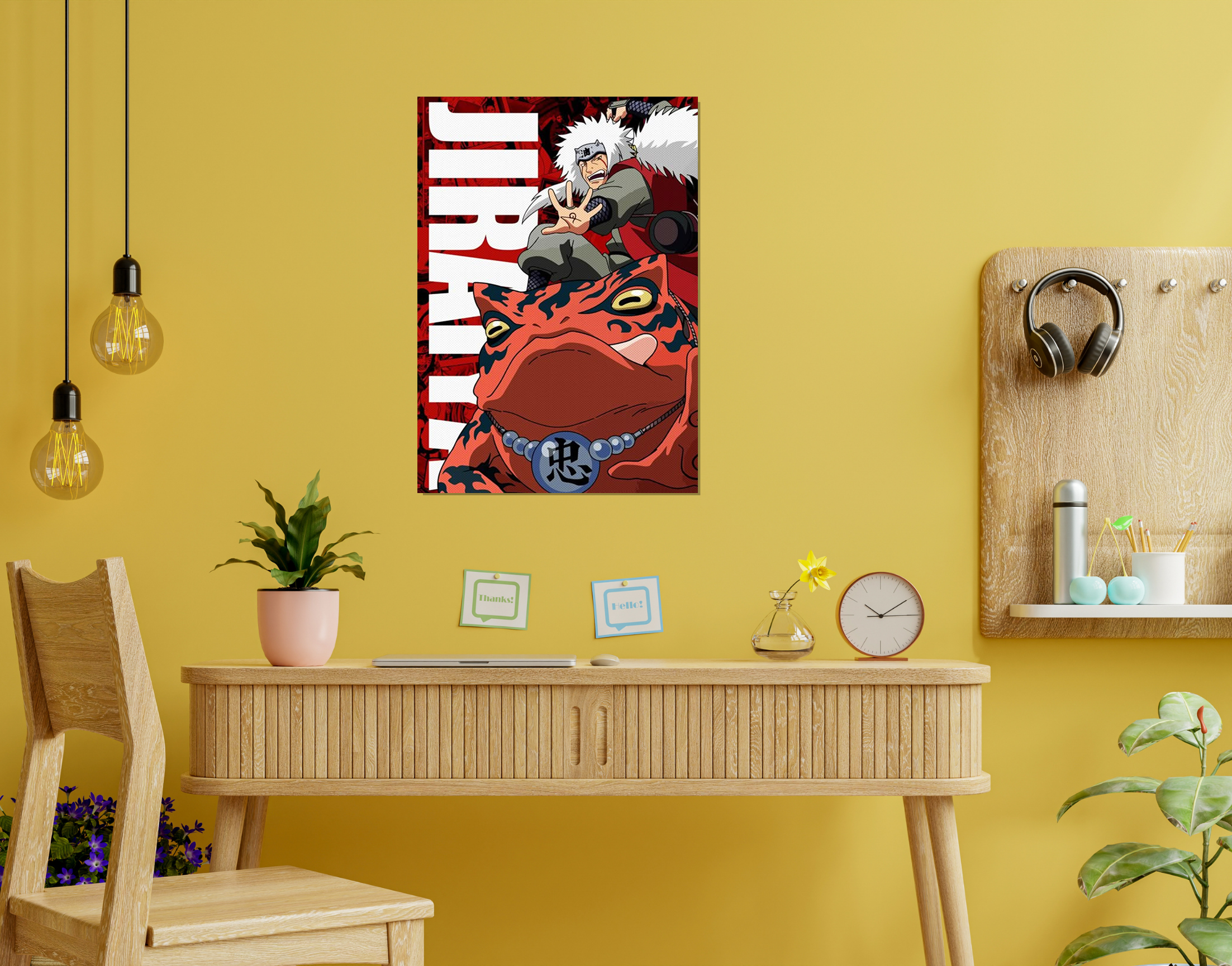 "NARUTO- Anime Version"- Shiny & Sturdy Metallic Poster  Art That Pops & Sticks
