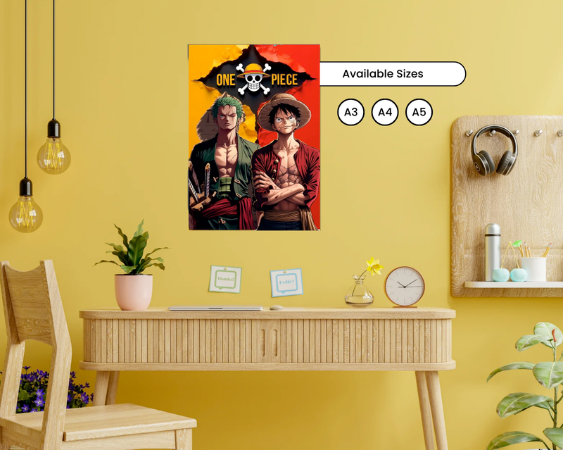 A Gift That Matches Their Energy - Anime Vibe- Poster + Deskmat + Laptop Sleeves  (COMBO)