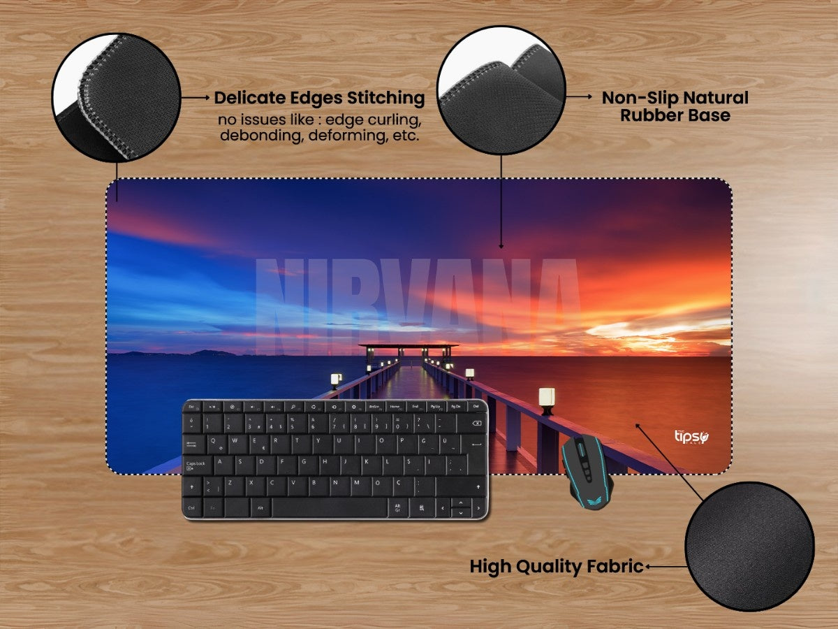 "NIRVANA" Gaming Mousepad Elevate Your Gaming Experience