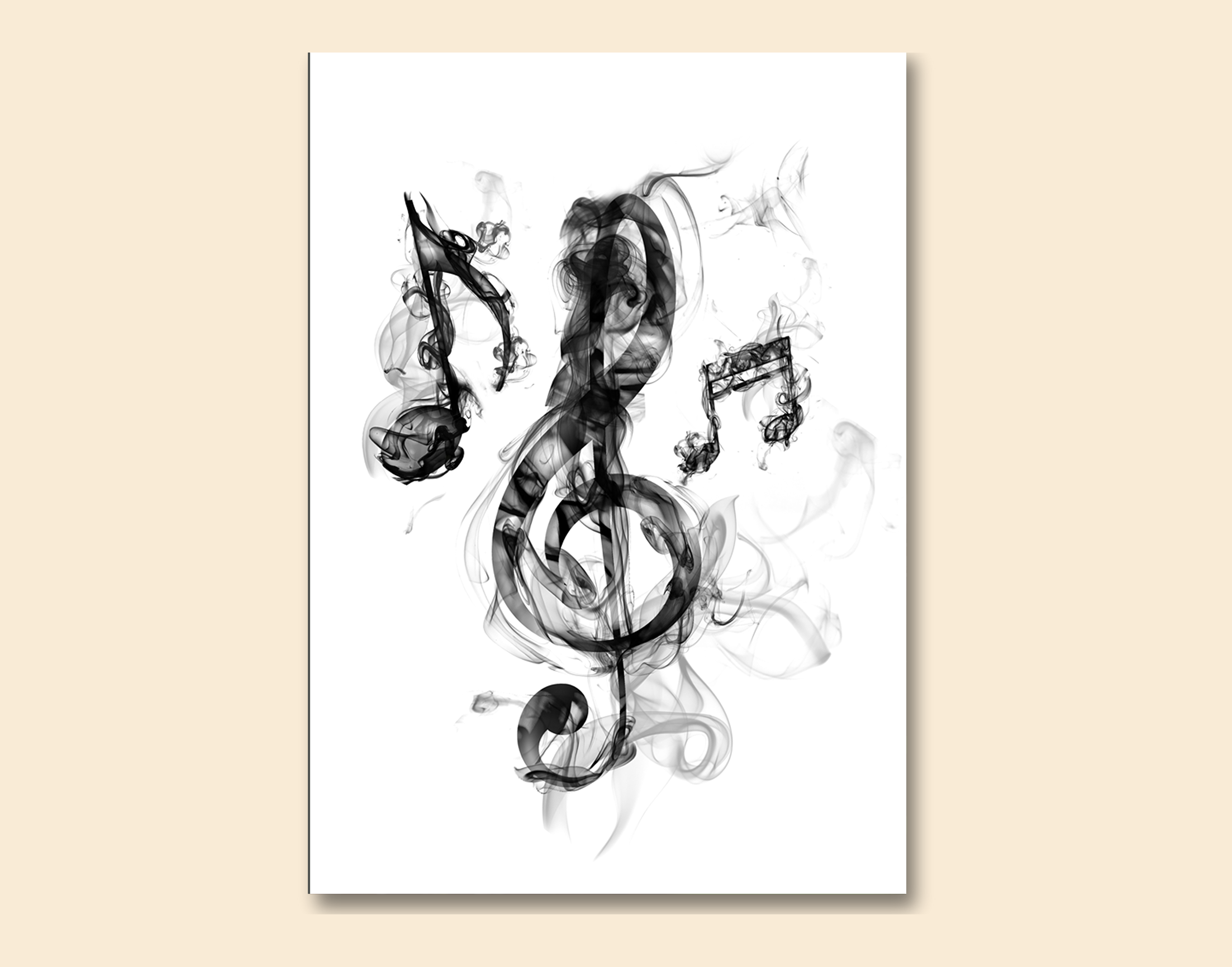 "DANCE TO THE TUNE"- Shiny & Sturdy Metallic Poster  Art That Pops & Sticks