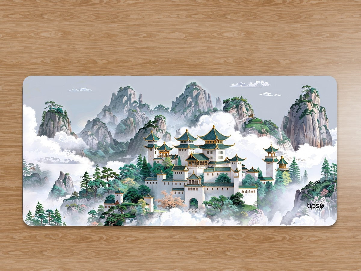 "CELESTIAL PAGODA" Gaming Mousepad Elevate Your Gaming Experience