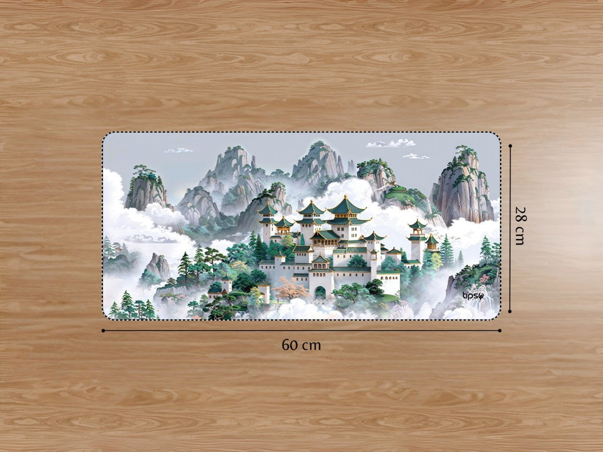 "CELESTIAL PAGODA" Gaming Mousepad Elevate Your Gaming Experience