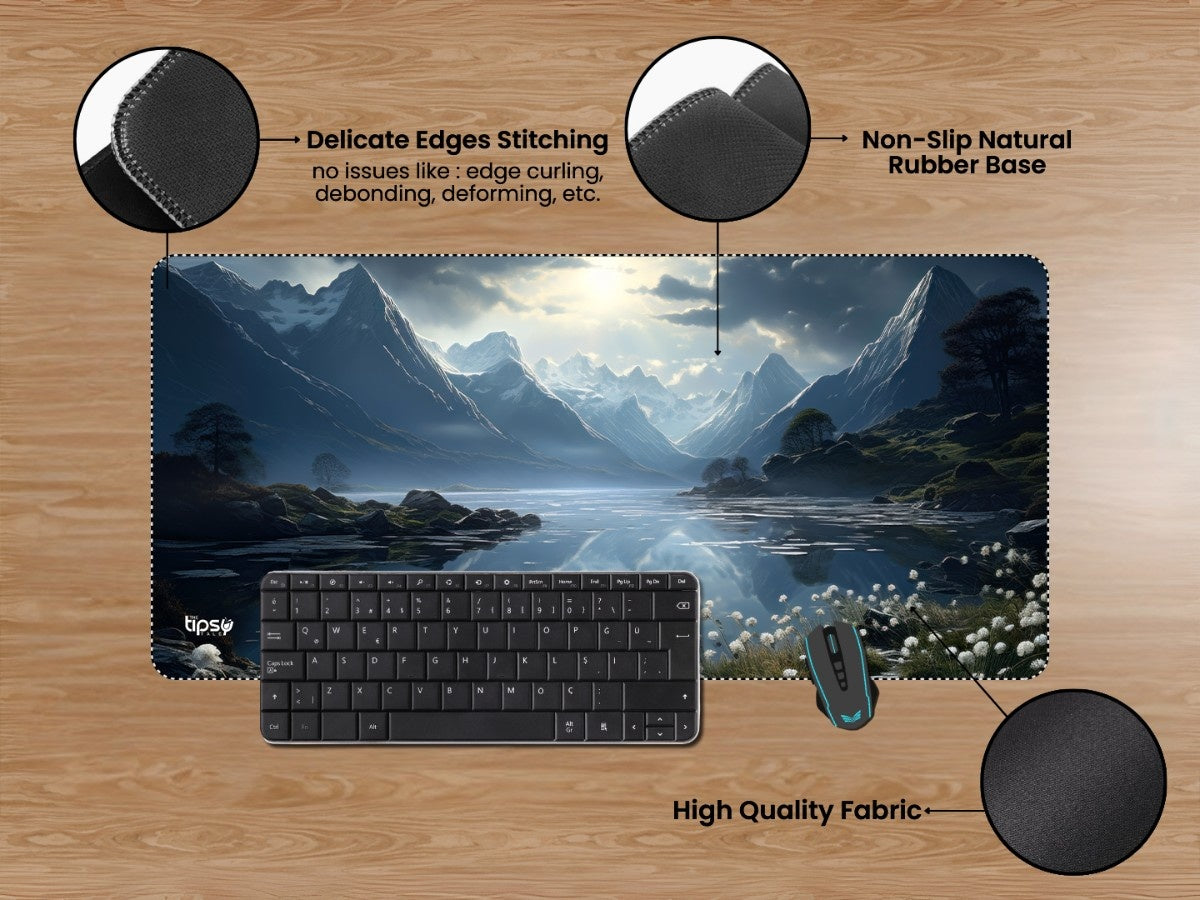 "SUN KISSED PEAKS" Gaming Mousepad Elevate Your Gaming Experience
