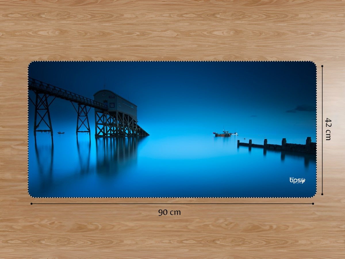 "THE BLUE HOUR" Gaming Mousepad Elevate Your Gaming Experience