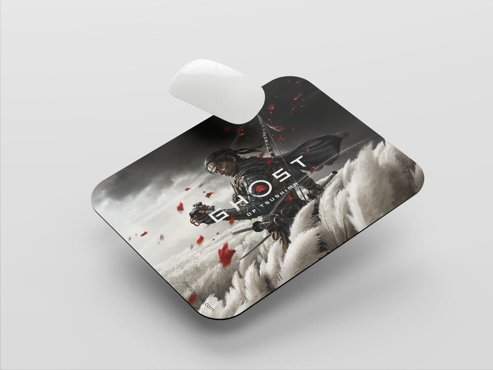 "GHOST OF TSUSHIMA" Mousepad Enhance Your Workspace with Style