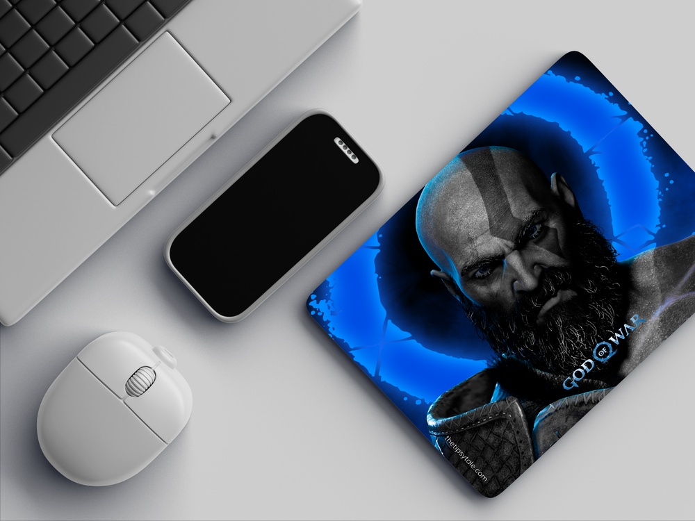 "GOD OF WAR RAGNAROK" Mousepad Enhance Your Workspace with Style
