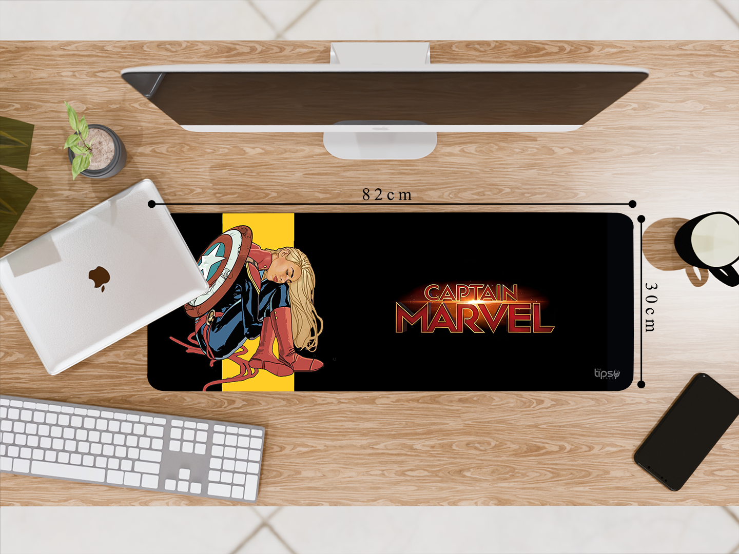"CAPTAIN MARVEL" Gaming Mousepad Elevate Your Gaming Experience