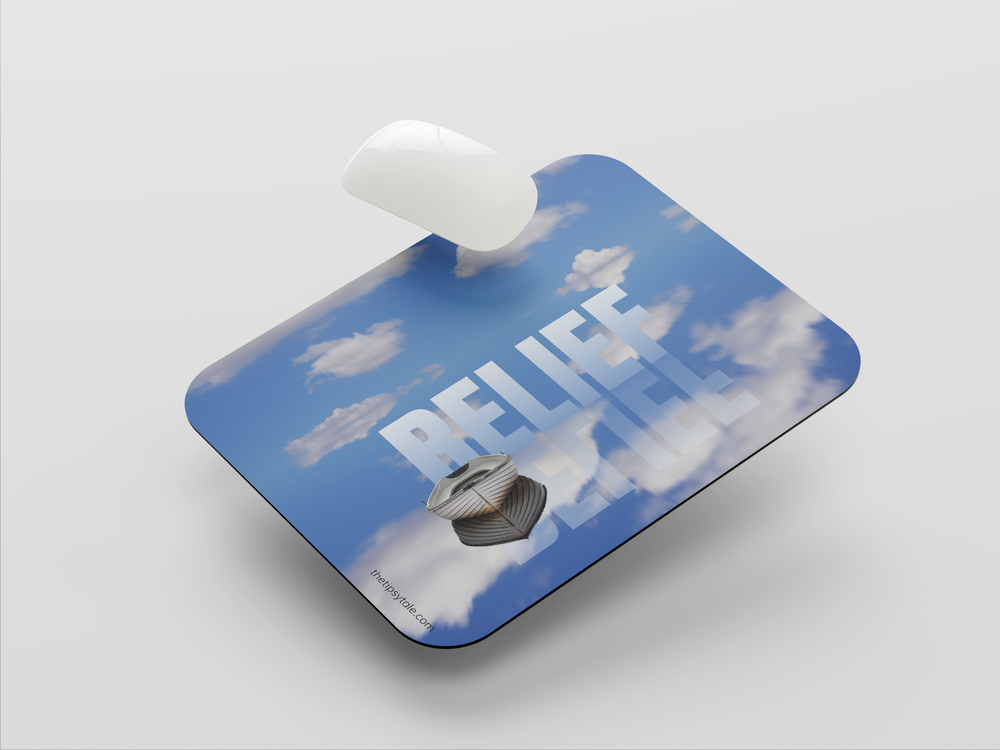 "RELIEF" Mousepad Enhance Your Workspace with Style