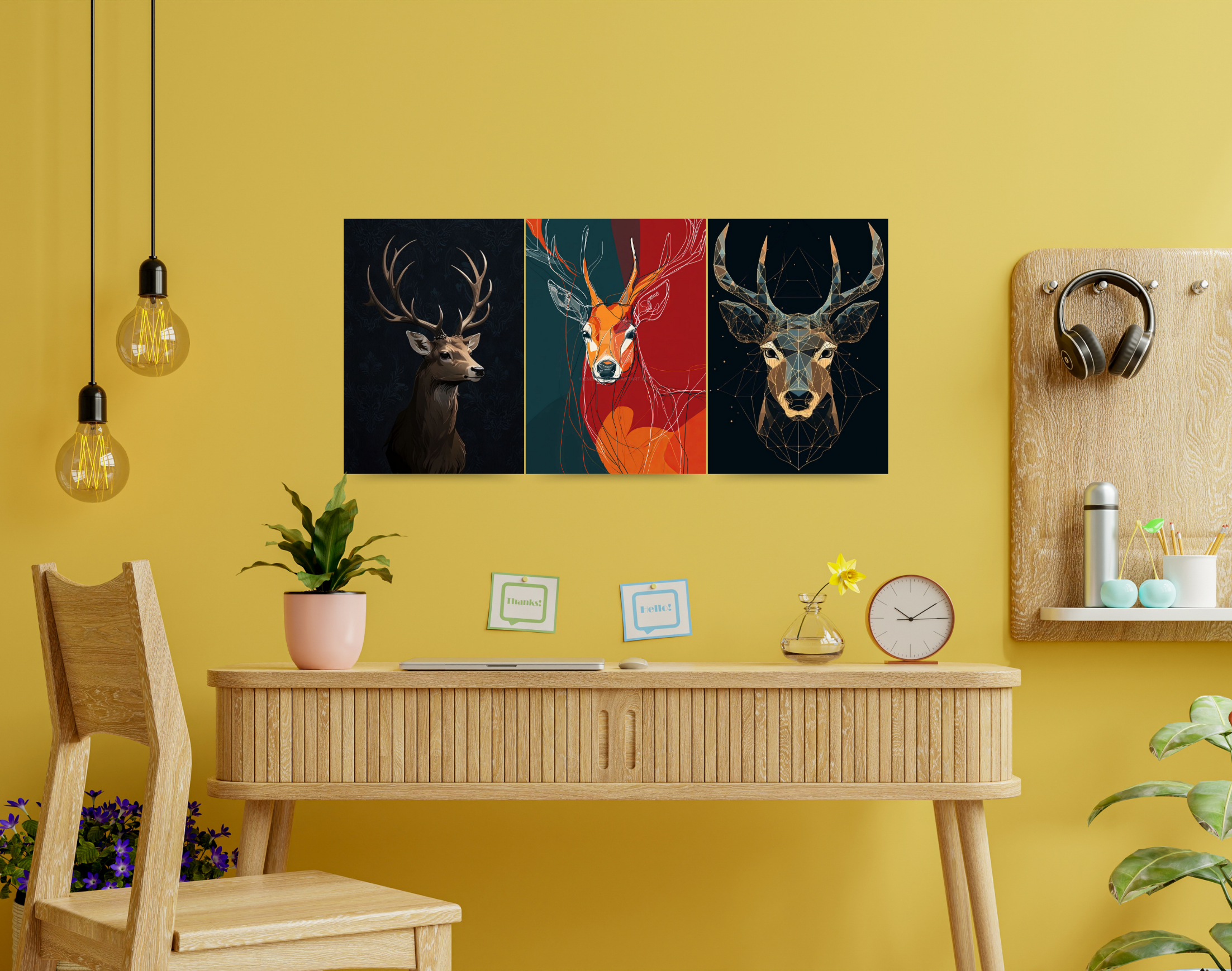 "Buck or Doe- The Animal Lover Combo"- Shiny & Sturdy Metallic Poster Art That Pops & Sticks