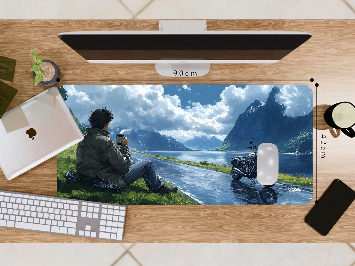 "MOUNTAIN RIDE SERENITY" Gaming Mousepad Elevate Your Gaming Experience